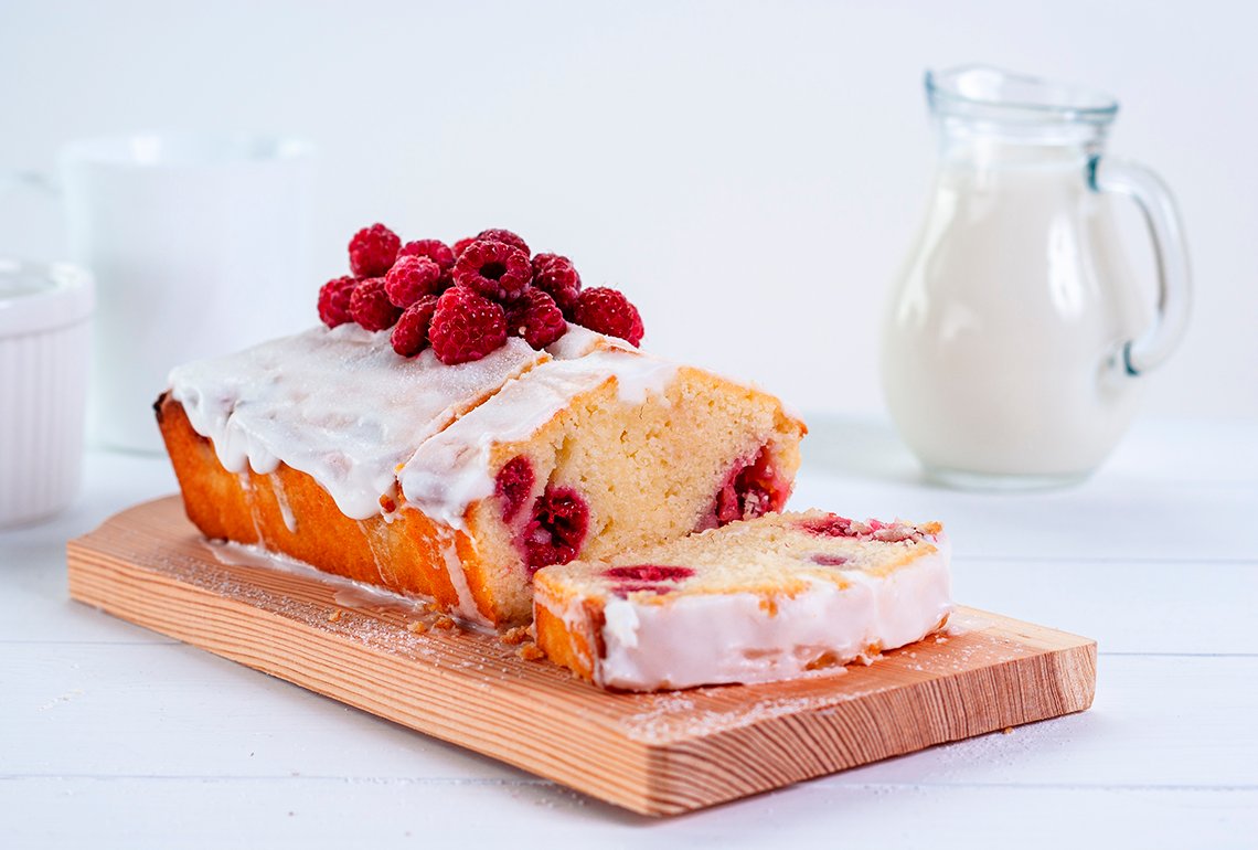 Reto de repostería de julio: Pan de frambuesa